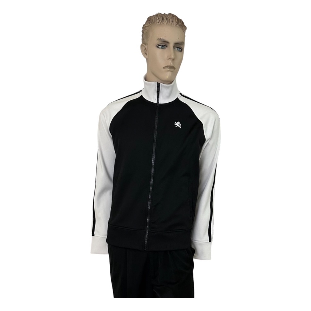 Express Men's Winter Jacket { Medium: 15 ¾ - 16 ¼  / 34” } Black & White